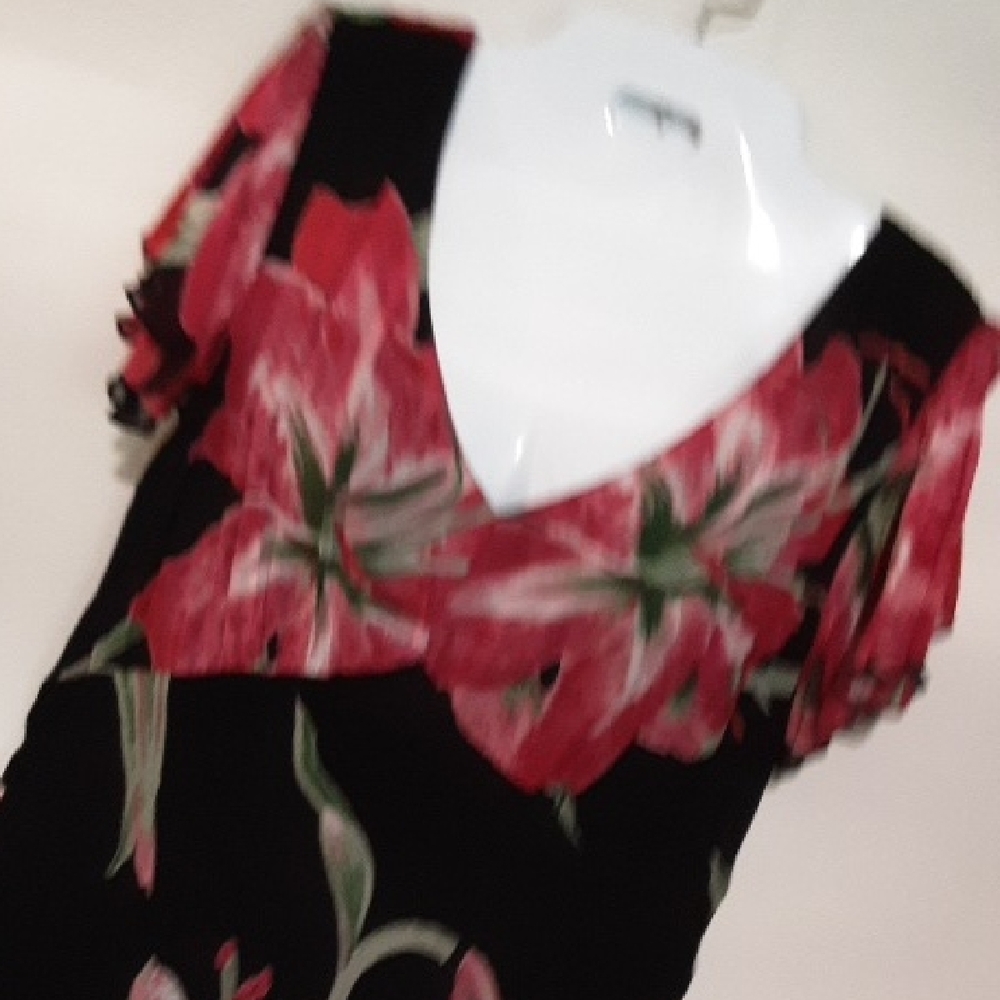 Floral V-Neck Dress